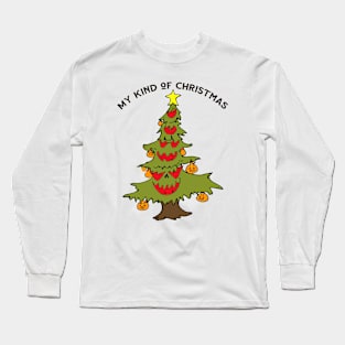 Halloween Christmas Tree Long Sleeve T-Shirt